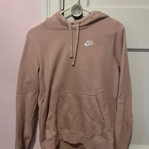 Dusty Pinkish Colored Nike Sportswear Club Fleece Hoodie